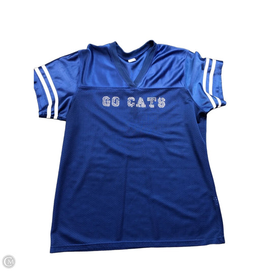 Top Short Sleeve By Clothes Mentor In Blue, Size: L