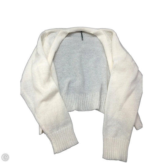 Sweater Cardigan By Anthropologie In White, Size: Osfm