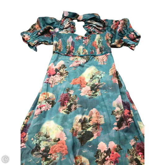 Dress Casual Maxi By Anthropologie In Blue, Size: Xxs