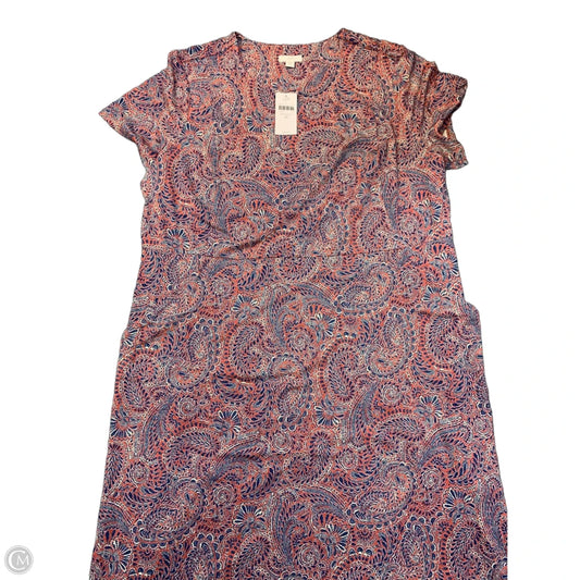 Dress Casual Short By J. Jill In Paisley Print, Size: Xl