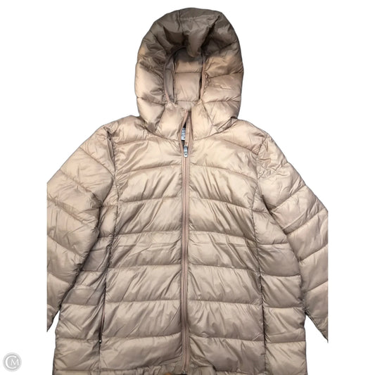 Jacket Puffer & Quilted By Athleta In Tan, Size: Xl