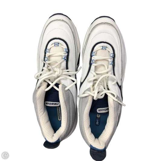 Shoes Athletic By Reebok In Blue & White, Size: 11