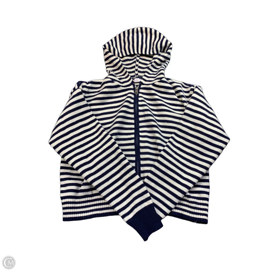 Sweater By Clothes Mentor In Blue & White, Size: Xl