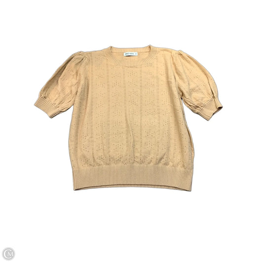 Sweater Short Sleeve By Grace Karin In Brown, Size: 2x