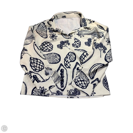 Lounge Set Shorts By Clothes Mentor In Cream, Size: Xxl