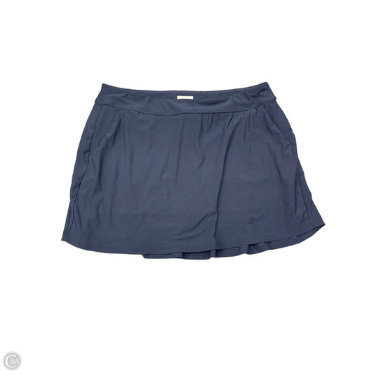 Athletic Skirt By Greg Norman In Navy, Size: Xl
