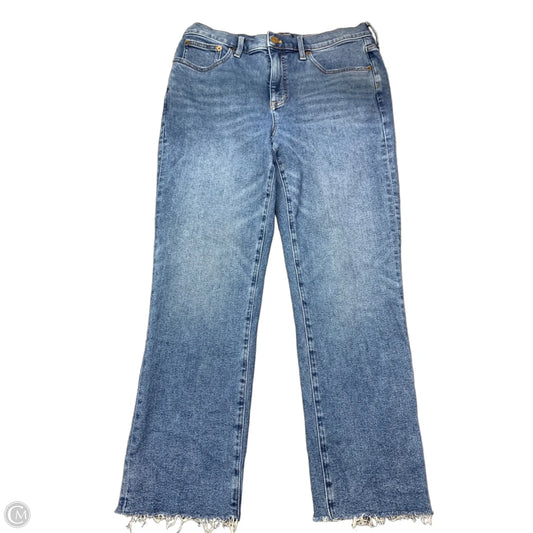 Jeans Straight By J. Crew In Blue Denim, Size: 12