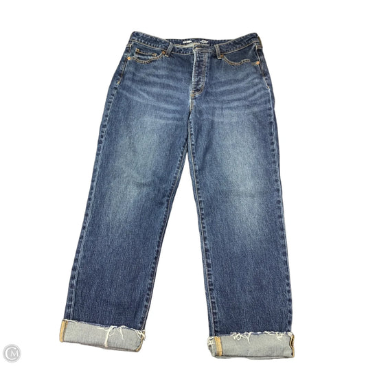 Jeans Straight By Old Navy In Blue Denim, Size: 14