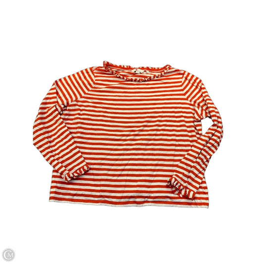 Top Long Sleeve By Boden In Red, Size: Xl