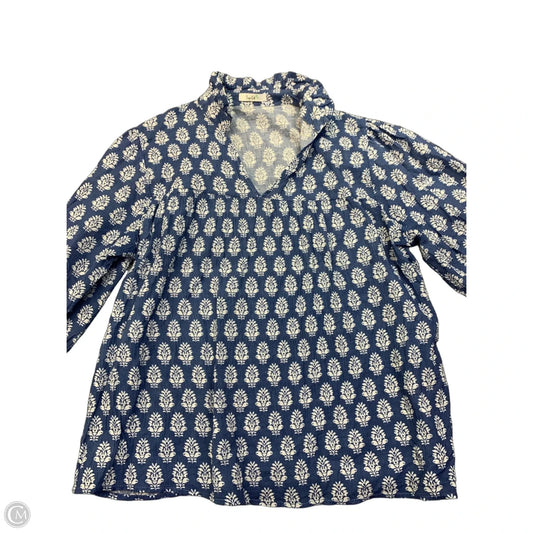 Top Long Sleeve By Clothes Mentor In Blue, Size: M