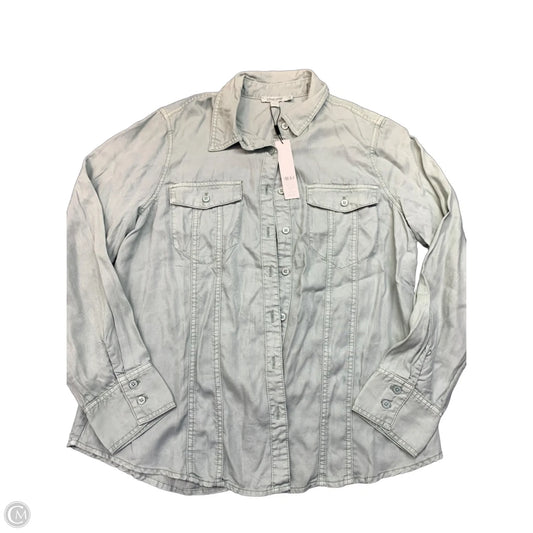 Top Long Sleeve By Chicos In Green, Size: 10