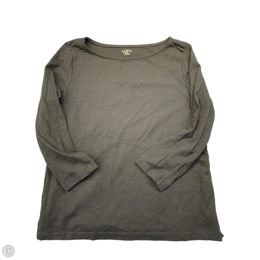 Top Long Sleeve By Loft In Black, Size: L