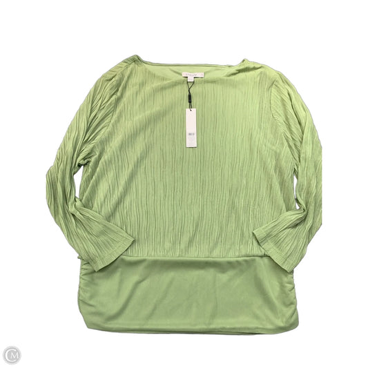 Top Long Sleeve By Chicos In Green, Size: L