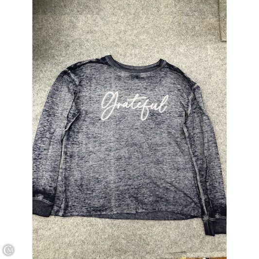 Top Long Sleeve By C And C In Blue, Size: S