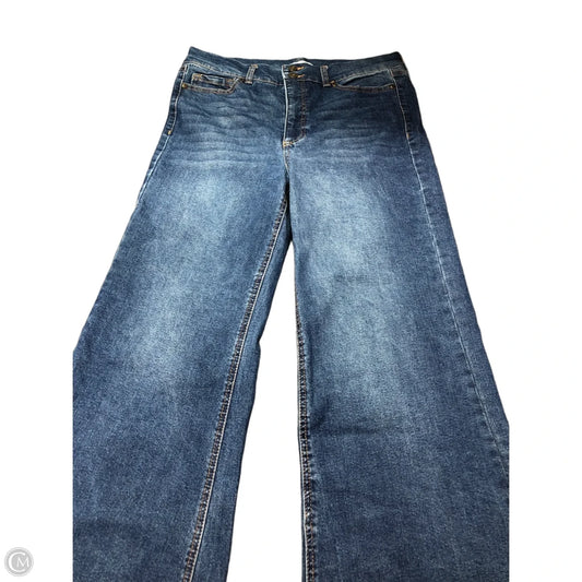 Jeans Wide Leg By Sofia In Blue Denim, Size: 12