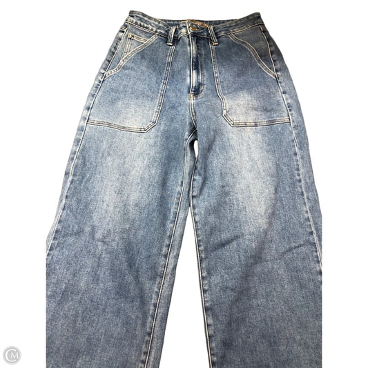 Jeans Wide Leg By Clothes Mentor In Blue Denim, Size: 12