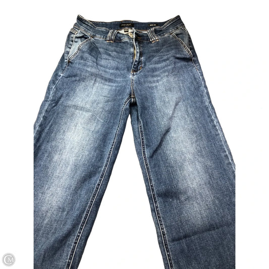 Jeans Wide Leg By Judy Blue In Blue Denim, Size: 14