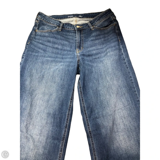 Jeans Wide Leg By Old Navy In Blue Denim, Size: 14