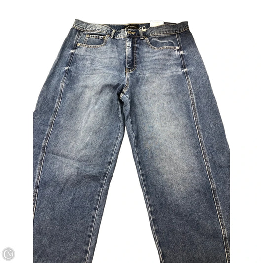 Jeans Cropped By Free Assembly In Blue Denim, Size: 12