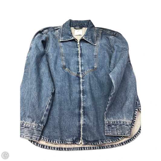 Jacket Denim By Gap In Blue Denim, Size: L