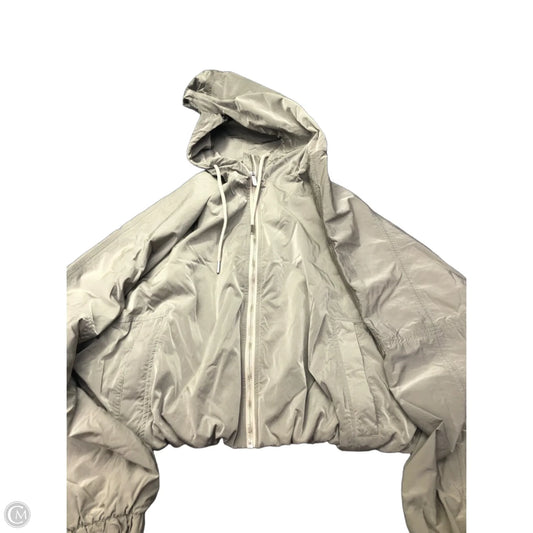 Athletic Jacket By Athleta In Grey, Size: L