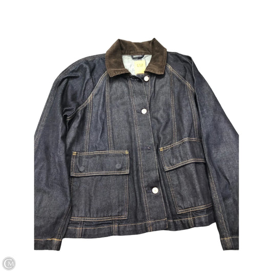 Jacket Denim By Gap In Blue Denim, Size: L