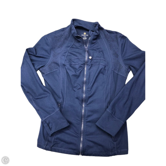 Athletic Jacket By Tangerine In Navy, Size: M