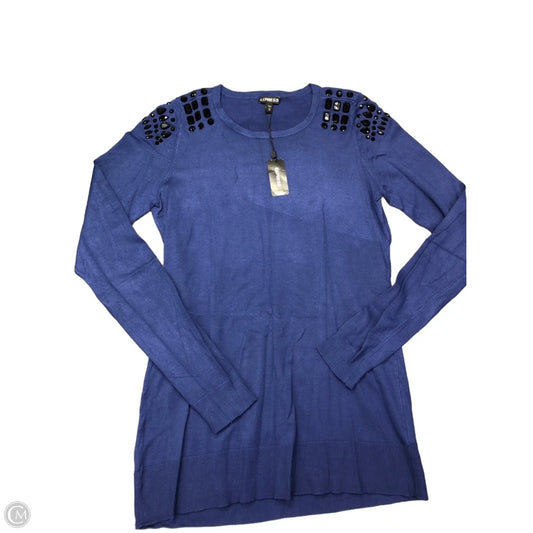 Sweater By Express In Blue, Size: M