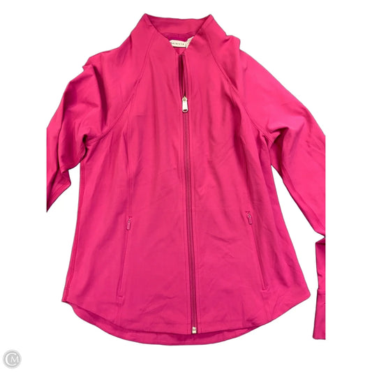 Athletic Jacket By Athleta In Pink, Size: L
