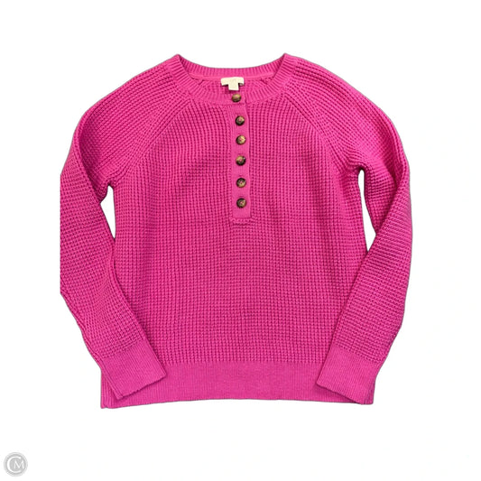 Sweater By J. Jill In Pink, Size: Xs