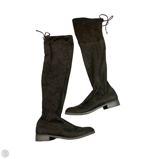 Boots Knee Flats By Unisa In Black, Size: 9
