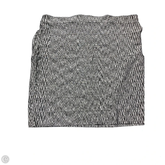 Skirt Midi By Lane Bryant In Black & White, Size: 26