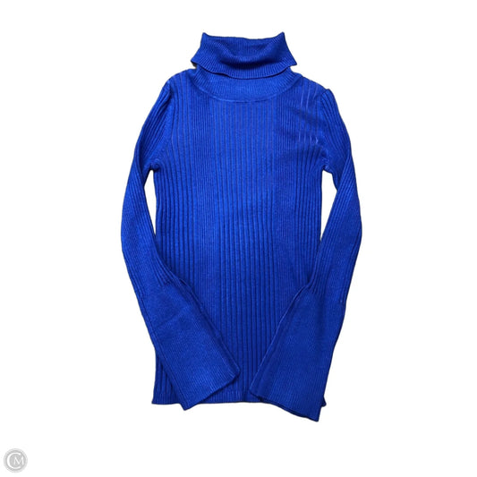 Top Long Sleeve By Time And Tru In Blue, Size: S