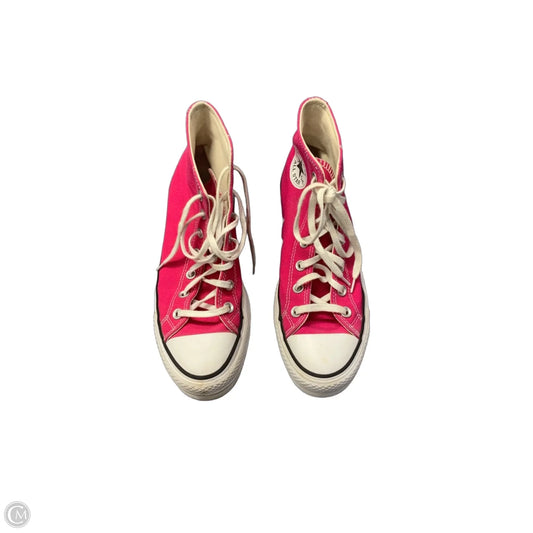 Shoes Sneakers Platform By Converse In Pink, Size: 8