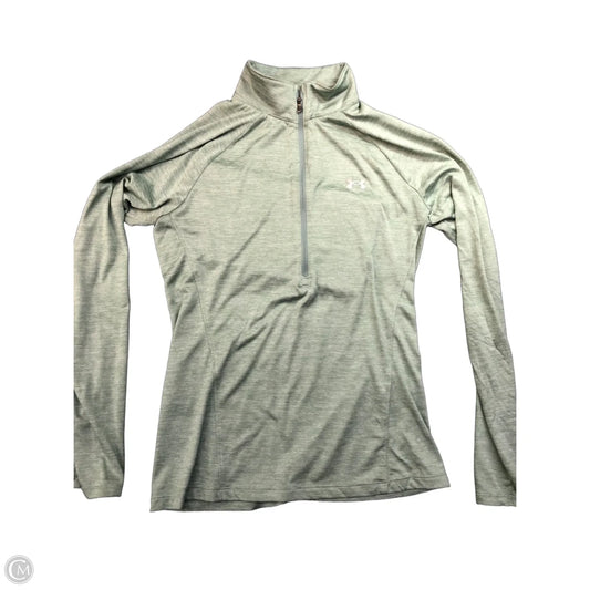 Athletic Sweatshirt Collar By Under Armour In Green, Size: M
