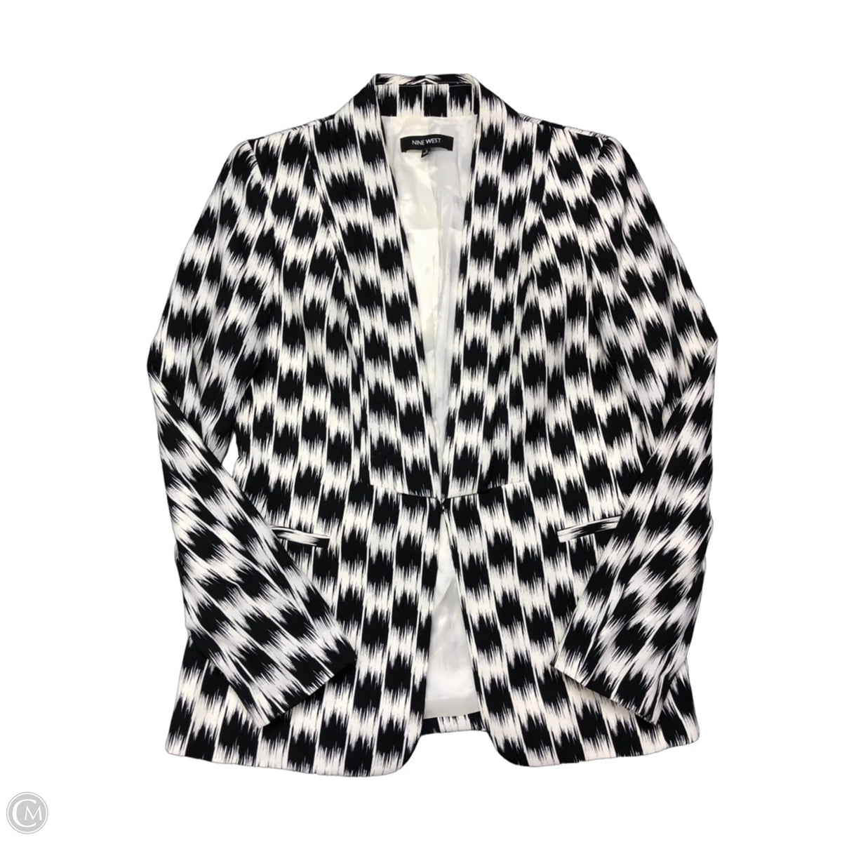 Blazer By Nine West In Black & White, Size: 4