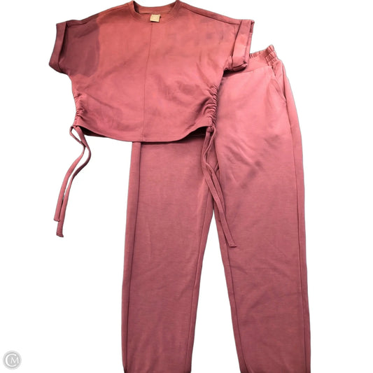 Athletic Pants 2pc By Avia In Pink, Size: S