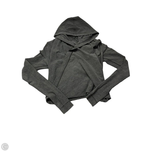 Athletic Top Long Sleeve Crewneck By Lululemon In Grey, Size: S