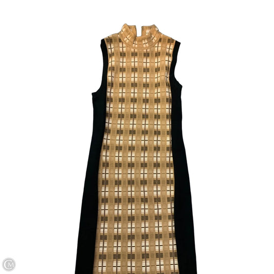 Dress Sweater By Etcetra In Black & Brown, Size: Xs