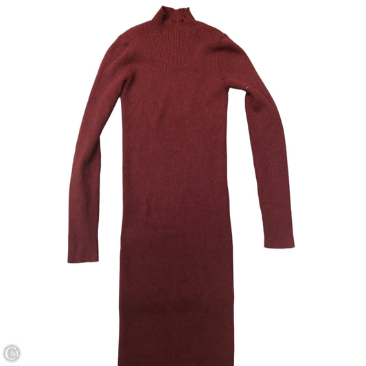 Dress Sweater By Dress Forum In Maroon, Size: S