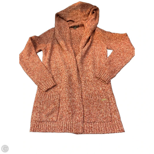 Sweater Cardigan By Eddie Bauer In Red, Size: M