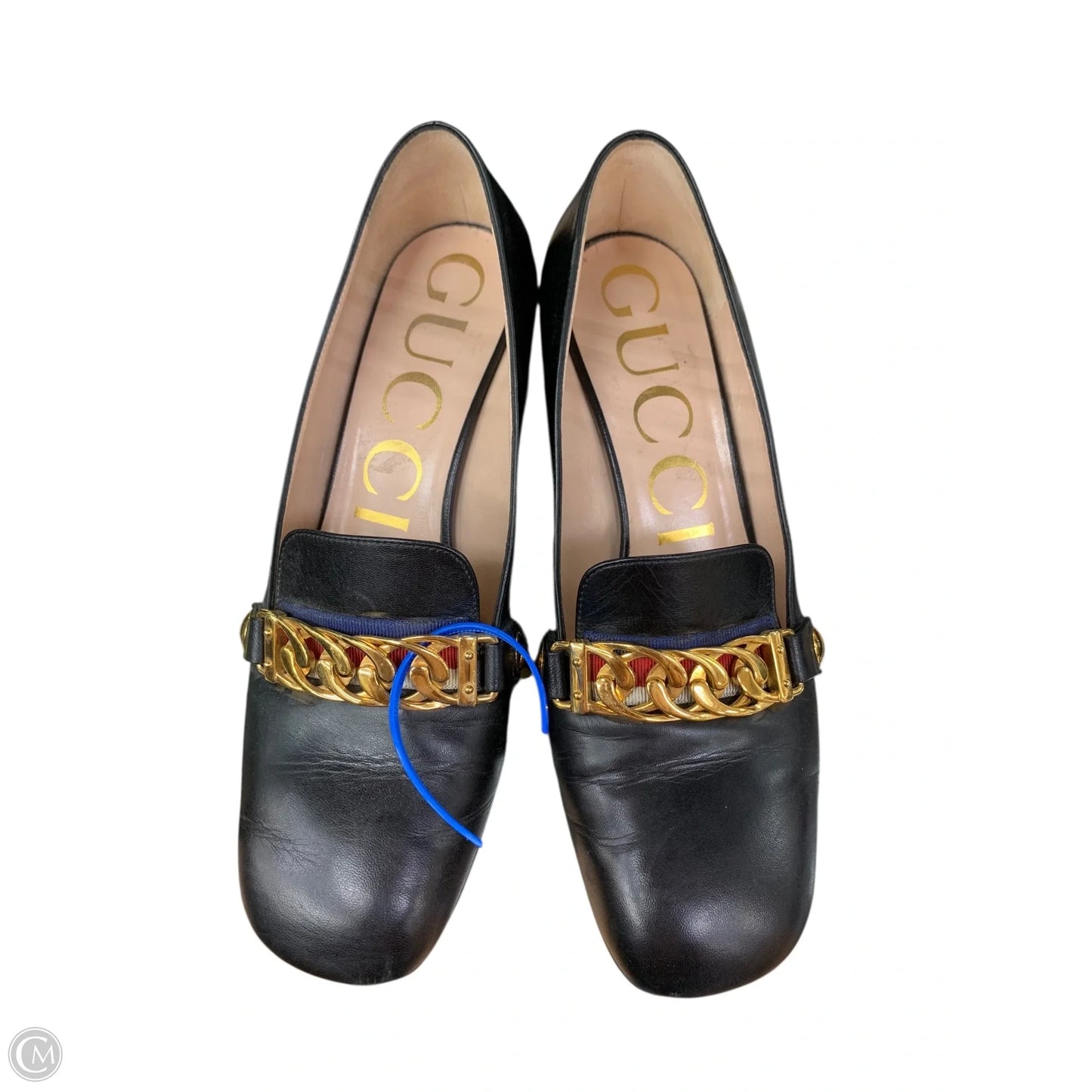 Shoes Designer By Gucci In Black, Size: 6.5