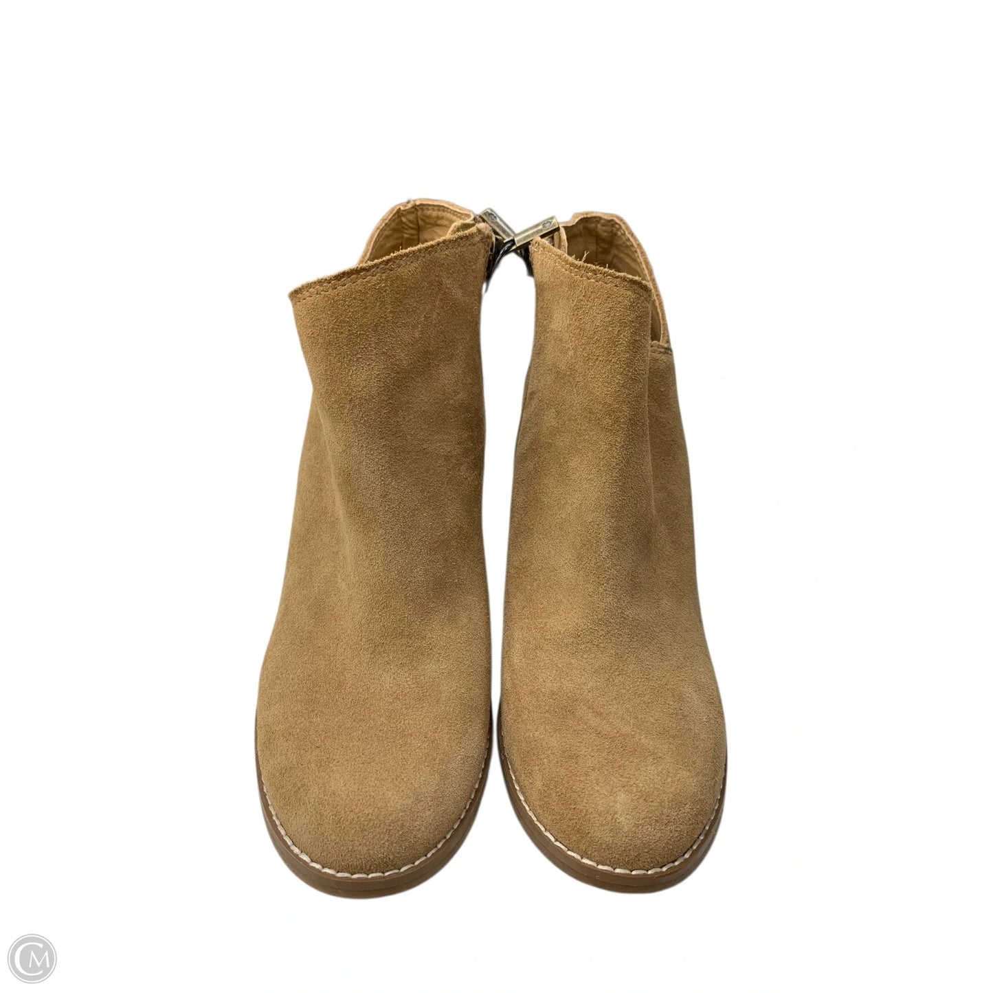 Boots Ankle Heels By Lucky Brand In Brown, Size: 8.5