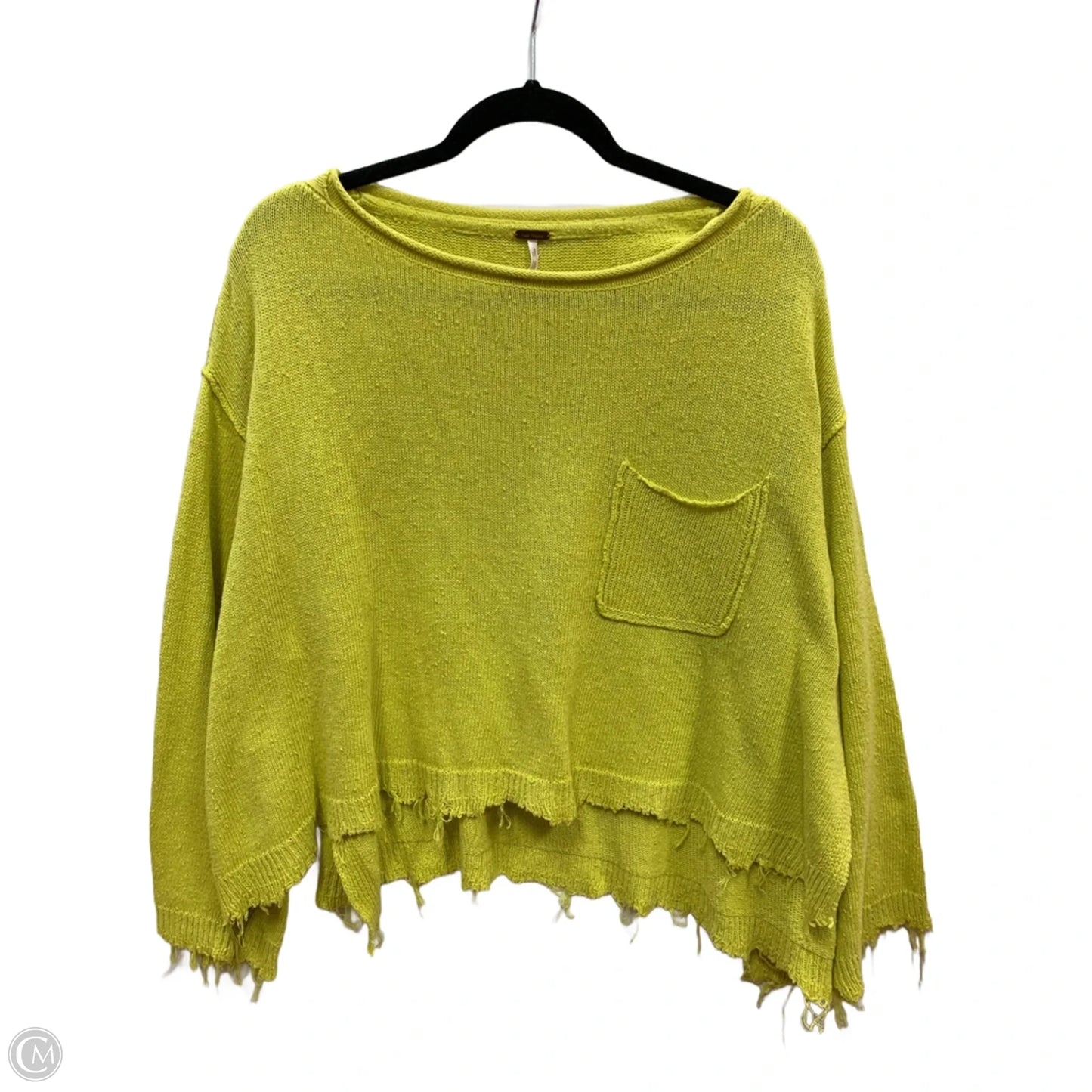 Sweater By Free People In Yellow, Size: Xs
