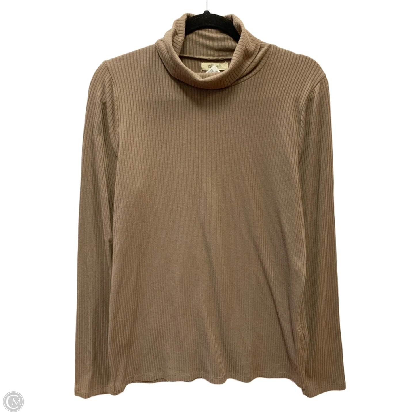 Top Long Sleeve By Madewell In Brown, Size: Xl