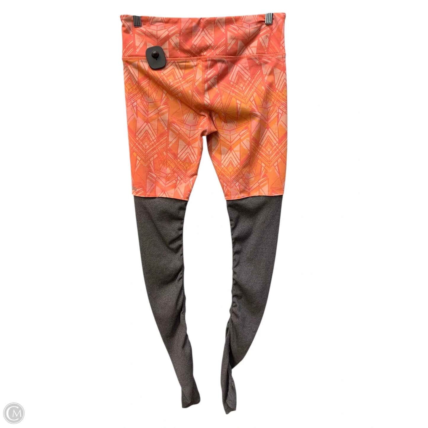 Athletic Leggings By Alo In Orange, Size: M