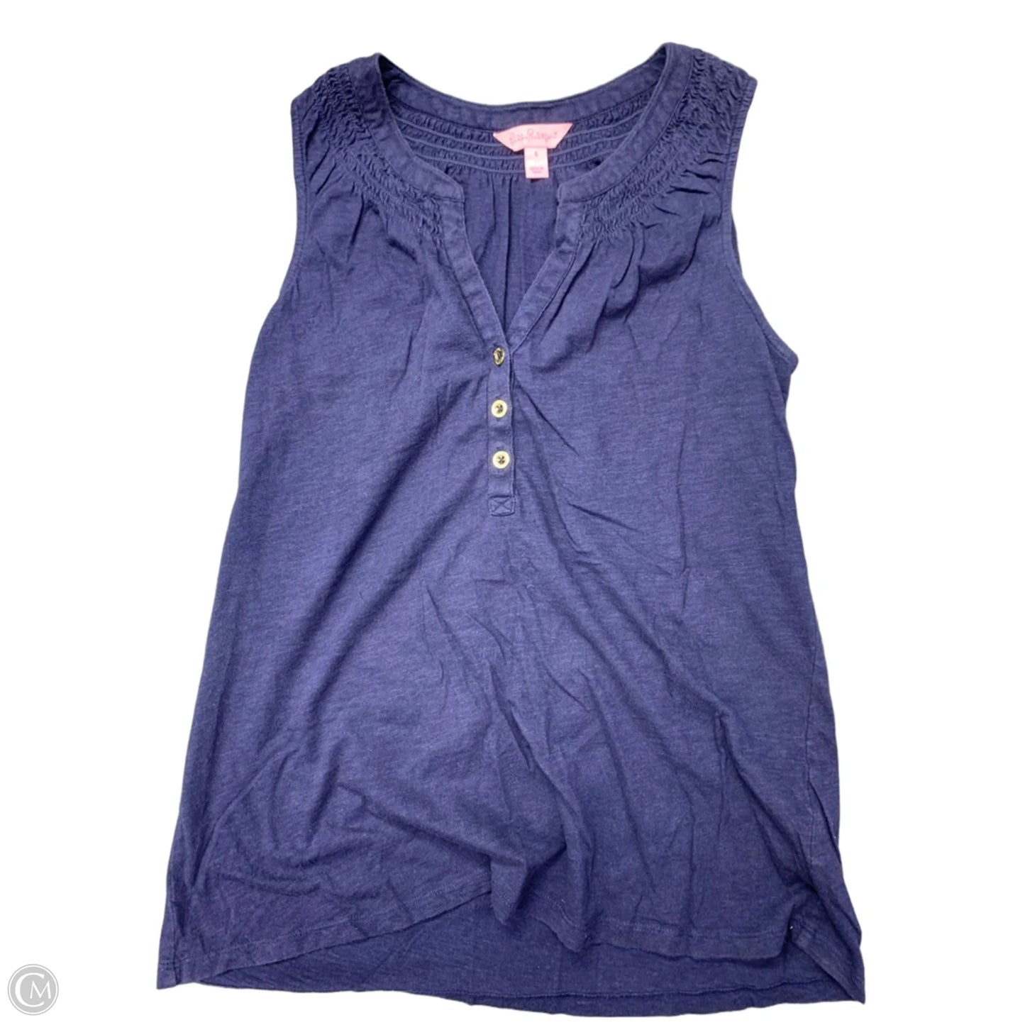 Tank Top Designer By Lilly Pulitzer In Navy, Size: S