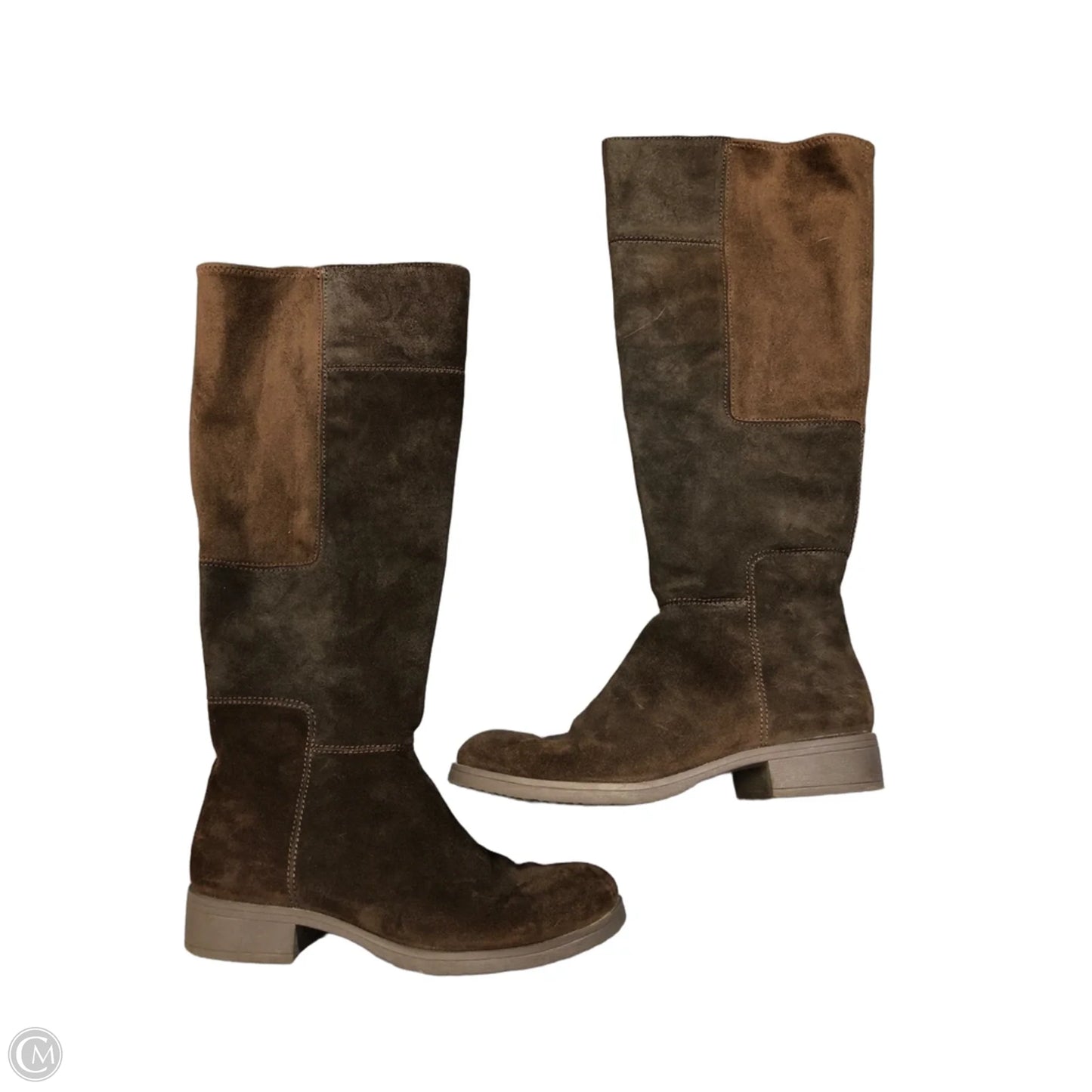 Boots Mid-calf Flats By Bandolino In Brown, Size: 7.5