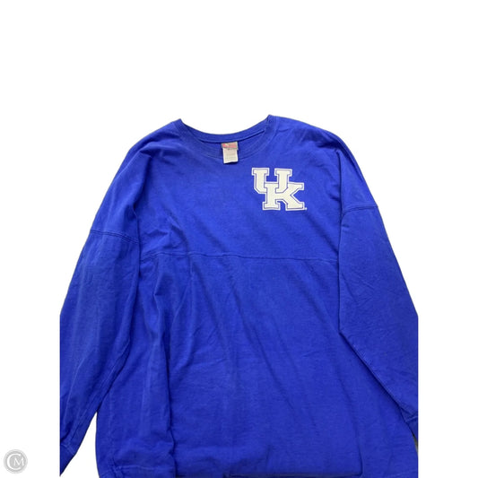 Sweatshirt Crewneck By Clothes Mentor In Blue, Size: Xl