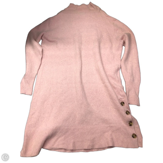 Dress Sweater By Banana Republic In Pink, Size: Xl